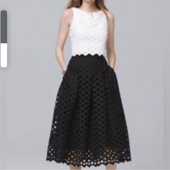 NWT 2 piece skirt /blouse dress White House black market - Picture 1 of 13